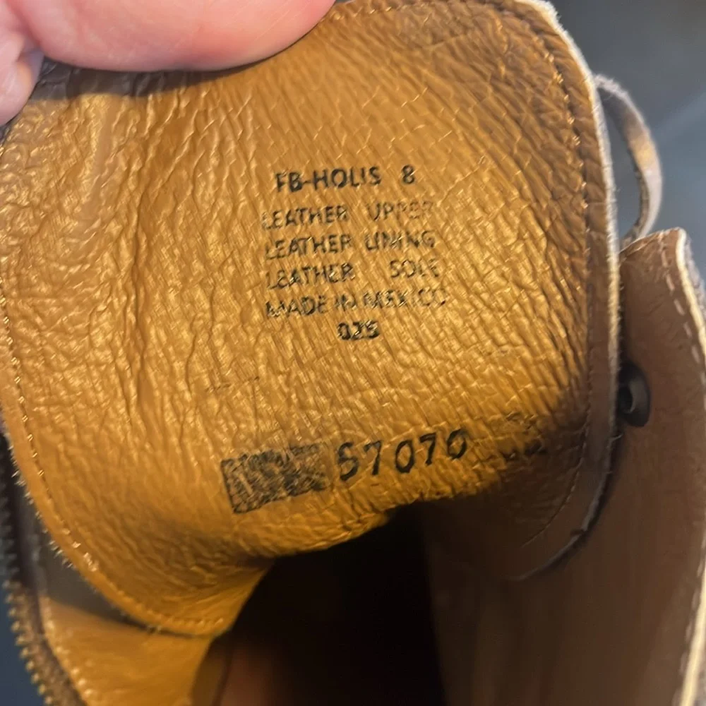 Freebird By Steven Hollis Lace Up Leather Heeled Boots - Picture 13 of 13